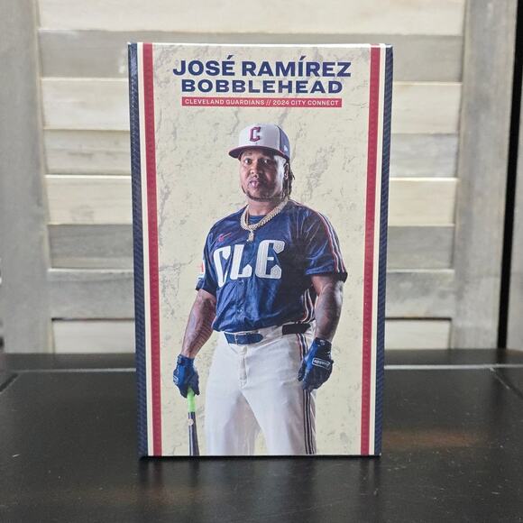Jose Ramirez Bobblehead | Cleveland Guardians | 2024 City Connect - Picture 1 of 12